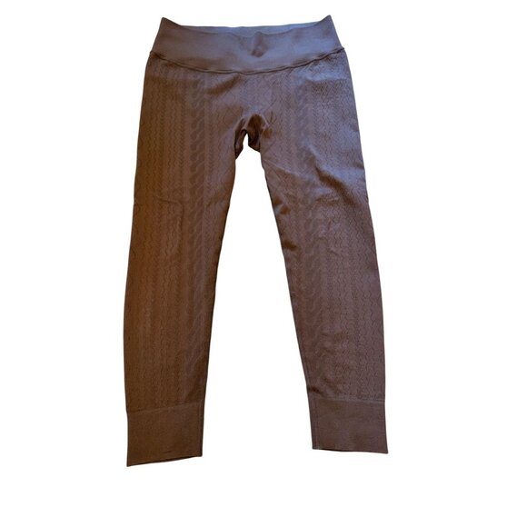 JoyLab Womens Extra Large Brown Textured High-Waist Leggings - Picture 1 of 8